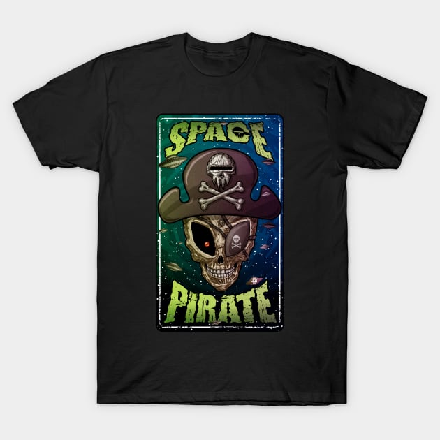 Space Pirate T-Shirt by HEJK81